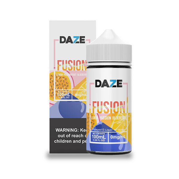 7 Daze Fusion Lemon Passionfruit Blueberry 100ml Vape Juice