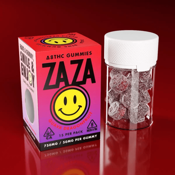 ZAZA 750mg Delta 8 Gummies (15x Pack)