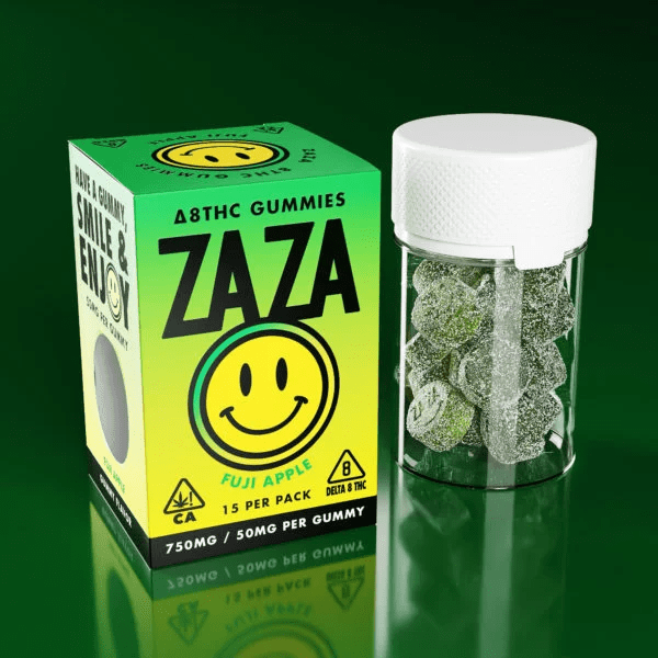 ZAZA 750mg Delta 8 Gummies (15x Pack)