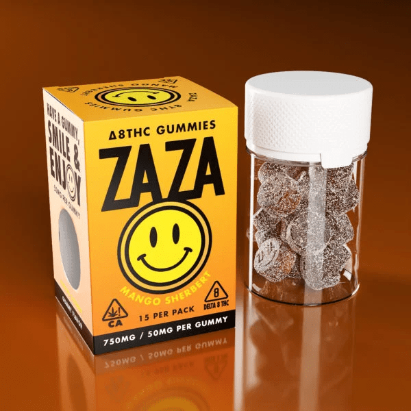 ZAZA 750mg Delta 8 Gummies (15x Pack)