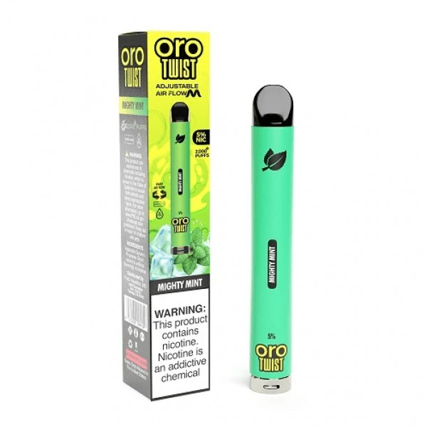 ORO Twist Disposable Vape - Mighty Mint