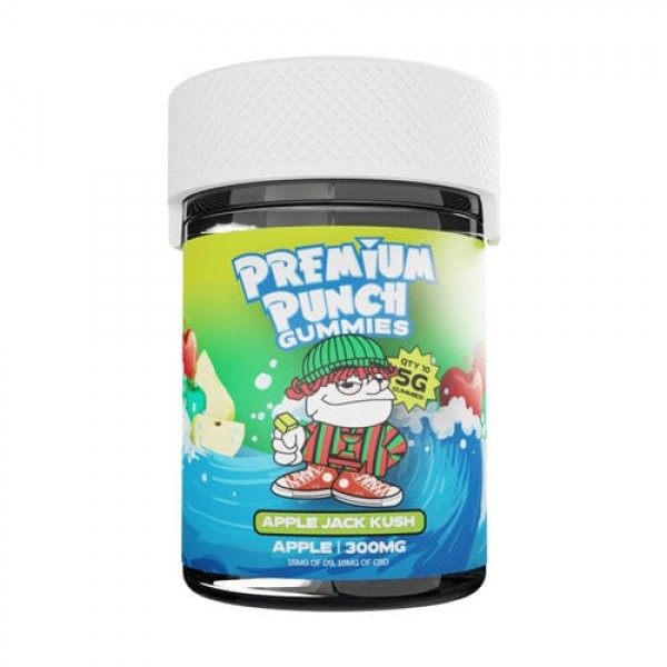Premium Punch 300mg Delta 9 Gummies (10x Pack)