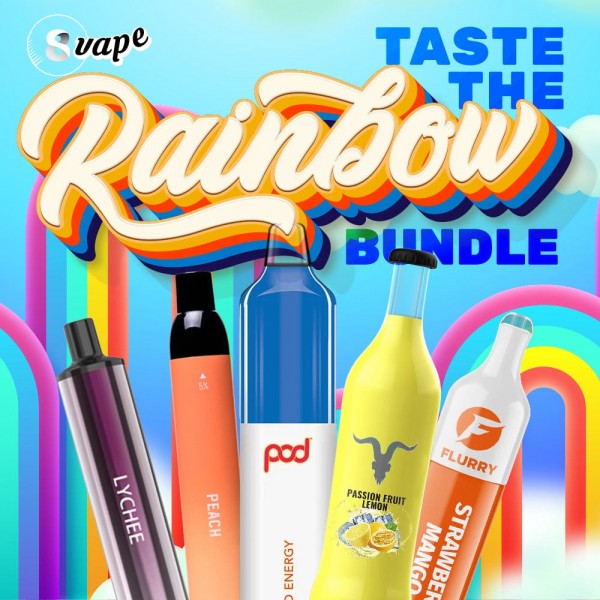 "Taste the Rainbow" Disposable Bundle