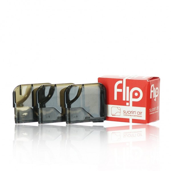 Flip Replacement Cartridge for Suorin Air (Pack of 3)