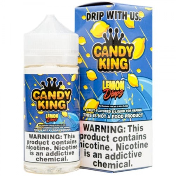 Candy King Lemon Drops Synthetic Nicotine 100ml Vape Juice