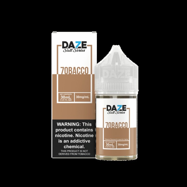 7 Daze Tobacco 30ml Nic Salt Vape Juice