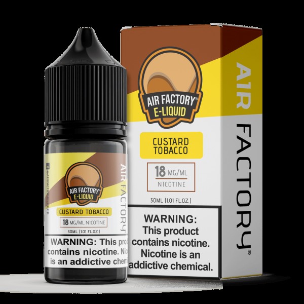 Air Factory Custard Tobacco 30ml Nic Salt Vape Juice