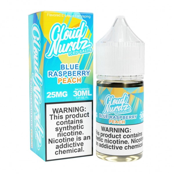 Blue Raspberry Lemon 30ml Synthetic Nic Salt Vape Juice - Cloud Nurdz