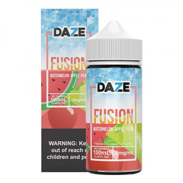 7 Daze Fusion Watermelon Apple Pear ICED 100ml Vape Juice