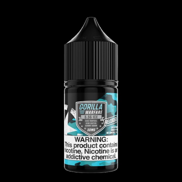 5.56 Iced Reloaded 30ml Nic Salt Vape Juice - Gorilla Warfare