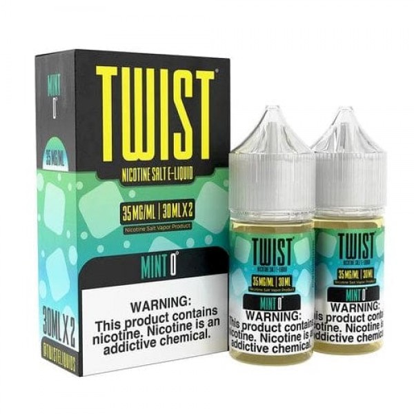 Mint 0° 2x 30ml (60ml) Nic Salt Vape Juice - Twist E-Liquid