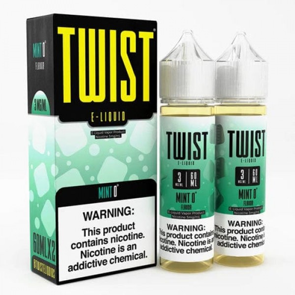 Mint 0° 2x 60ml (120ml) Vape Juice - Twist E-Liquid