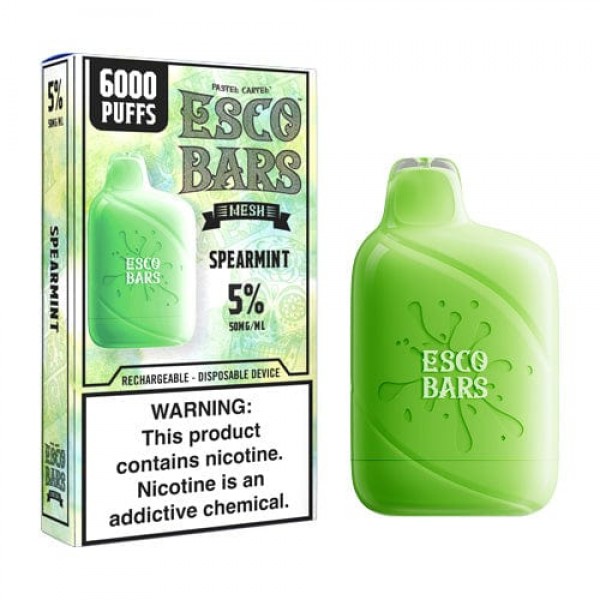 ESCO Bar 6000 Disposable Vape (5%, 6000 Puffs) - Spearmint