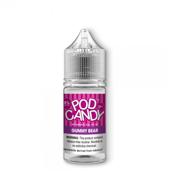 Pod Candy Gummy Bear 30ml TF Nic Salt Vape Juice