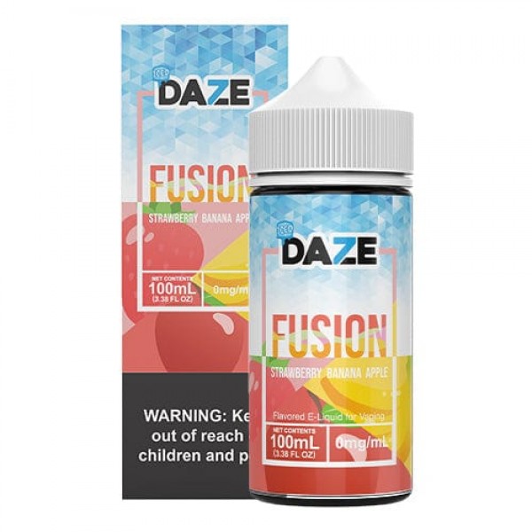 7 Daze Fusion Strawberry Banana Apple ICED 100ml Vape Juice