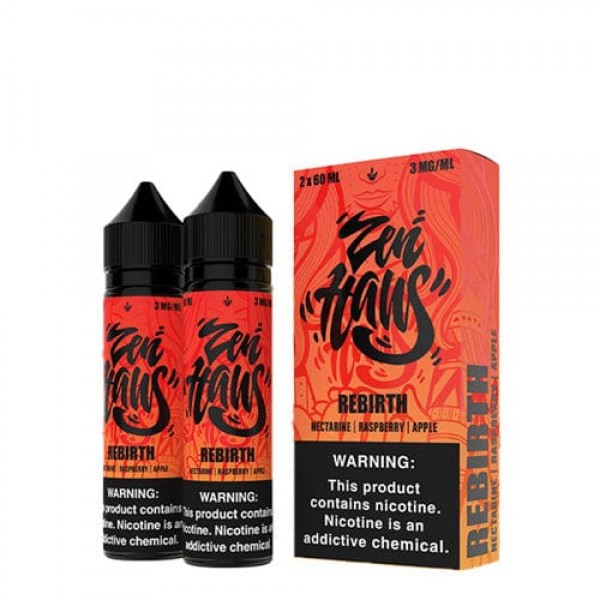 Zen Haus Rebirth (Nectarine+Raspberry+Apple) 120ml Vape Juice