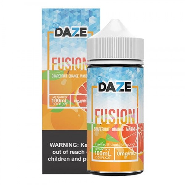 7 Daze Fusion Grapefruit Orange Mango ICED 100ml Vape Juice