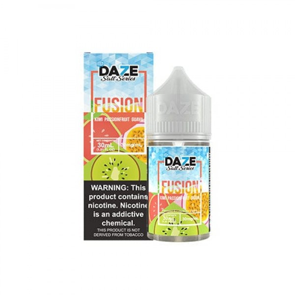 7 Daze Fusion Kiwi Passionfruit Guava ICED 30ml Nic Salt Vape Juice