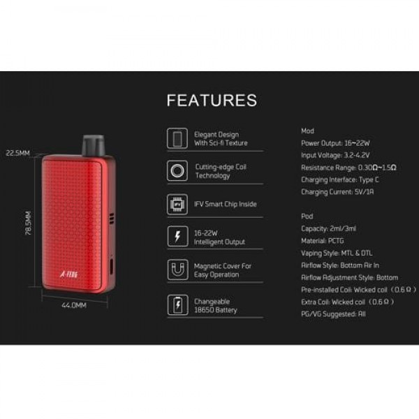 Afeng 22W Pod Device - Snowwolf