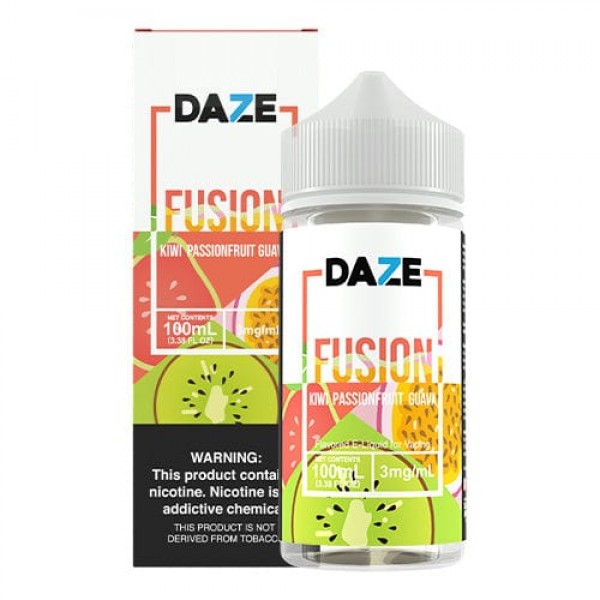 7 Daze Fusion Kiwi Passionfruit Guava 100ml Vape Juice