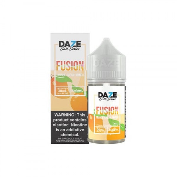 7 Daze Fusion Orange Cream Mango 30ml Nic Salt Vape Juice