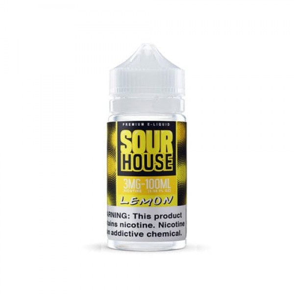 Sour House Lemon 100ml Vape Juice