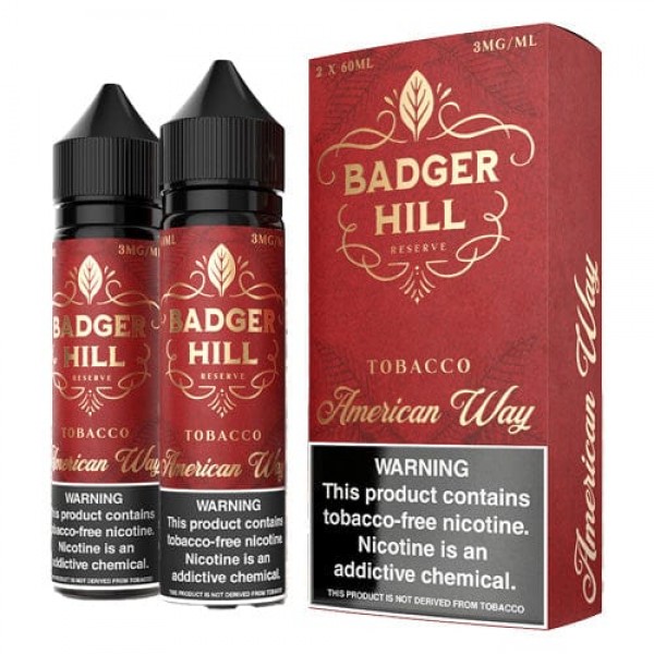 Badger Hill Reserve American Way 120ml Vape Juice