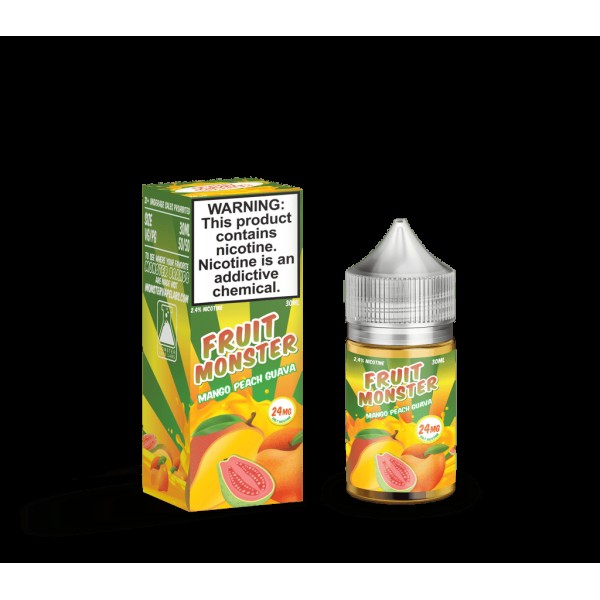 Fruit Monster Salts Mango Peach Guava 30ml Nic Salt Vape Juice