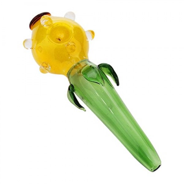 Corn Cob Glass Hand Pipe