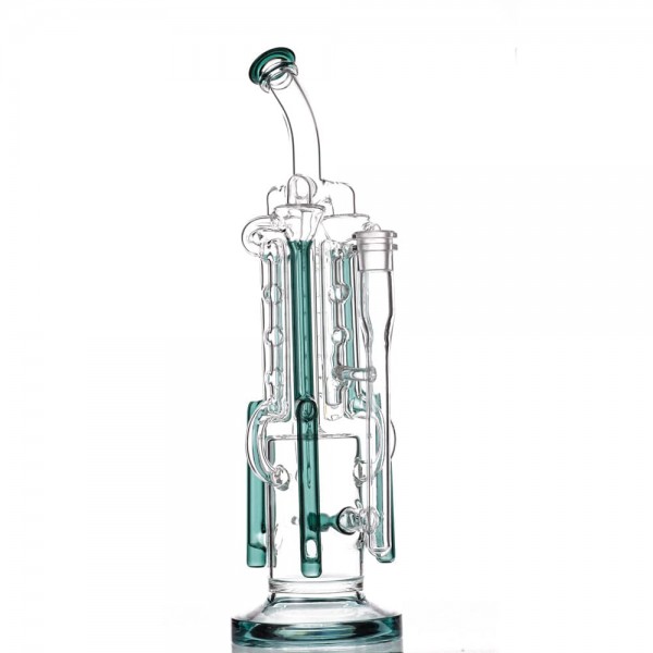 14" Mega Scientific Inline to Recycler Bong