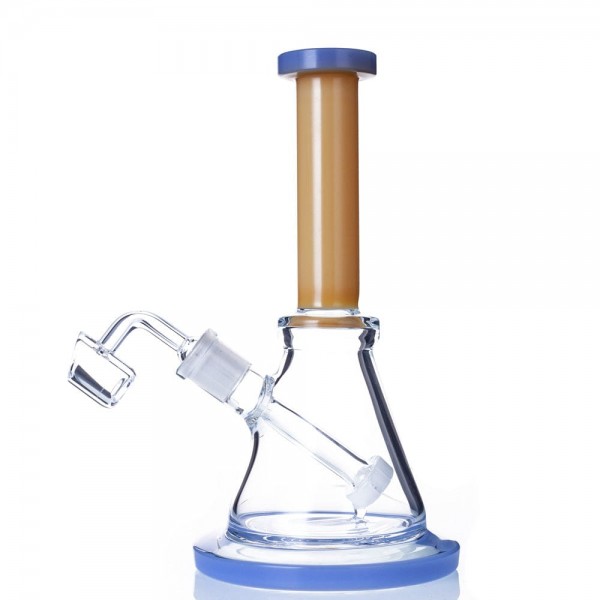 8" Triangular Bong w/ Built-In Downstem