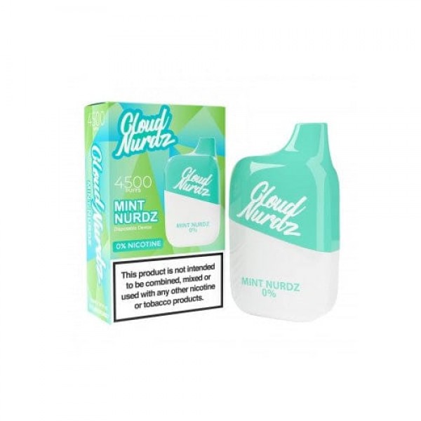 Cloud Nurdz 4500 Disposable Vape (0%, 4500 Puffs) - Mint