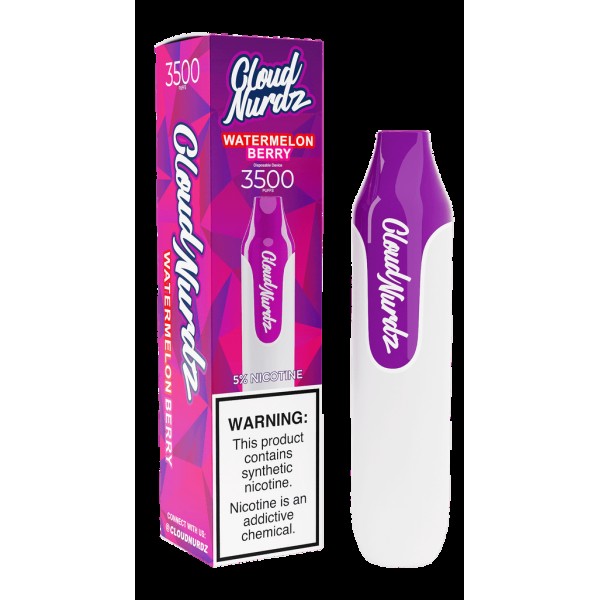 Cloud Nurdz 3500 Disposable Vape (2.5% / 5%, 3500 Puffs)