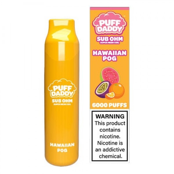 Puff Daddy Sub-Ohm Disposable Vape (5%, 6000 Puffs)