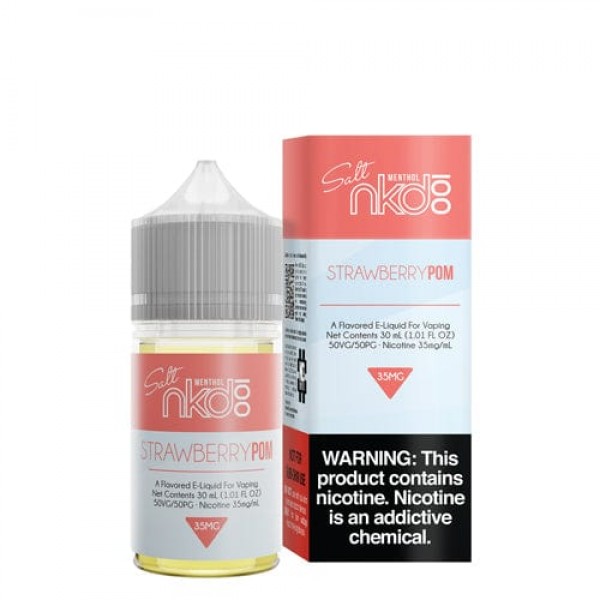 NKD 100 Salt Menthol Strawberry POM 30ml Nic Salt Vape Juice (Previously Brain Freeze)