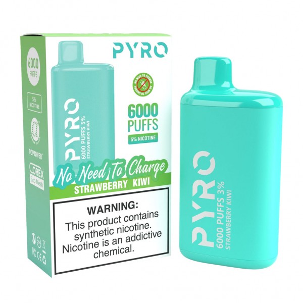 Pyro Tech 6000 Disposable Vape (5%, 6000 Puffs)
